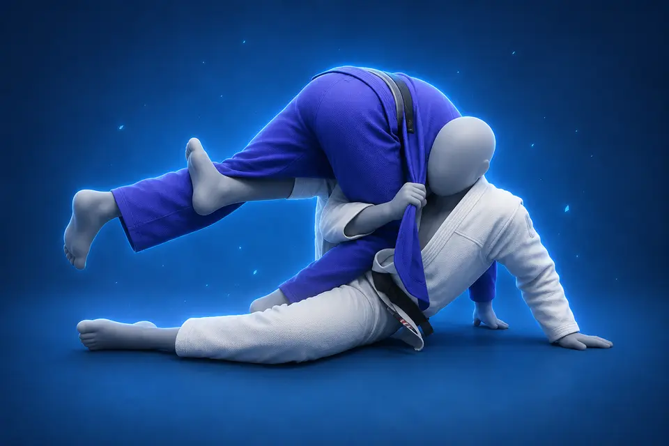 Half guard position artwork